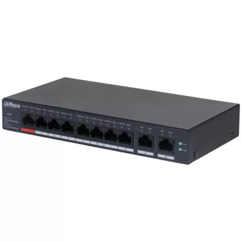 Switch DAHUA CS4010-8GT-110 PoE 10 puertos, 8 puertos PoE