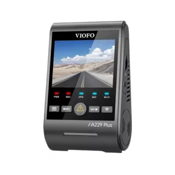 Dashcam VIOFO A229 PLUS 1CH-G GPS — 1 canal, 2560×1440, GPS, Wi-Fi, pantalla de 2,4 pulgadas, MicroSD hasta 512GB
