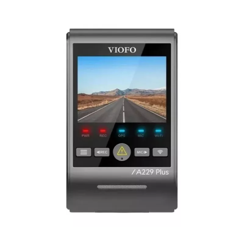 Dashcam VIOFO A229 PLUS 1CH-G GPS — 1 canal, 2560×1440, GPS, Wi-Fi, pantalla de 2,4 pulgadas, MicroSD hasta 512GB