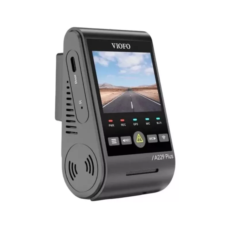 Dashcam VIOFO A229 PLUS 1CH-G GPS — 1 canal, 2560×1440, GPS, Wi-Fi, pantalla de 2,4 pulgadas, MicroSD hasta 512GB
