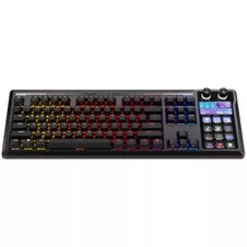 Teclado gaming Corsair Galleon 100 SD, tamaño completo, Stream Deck integrado, hot-swap, DE - Negro