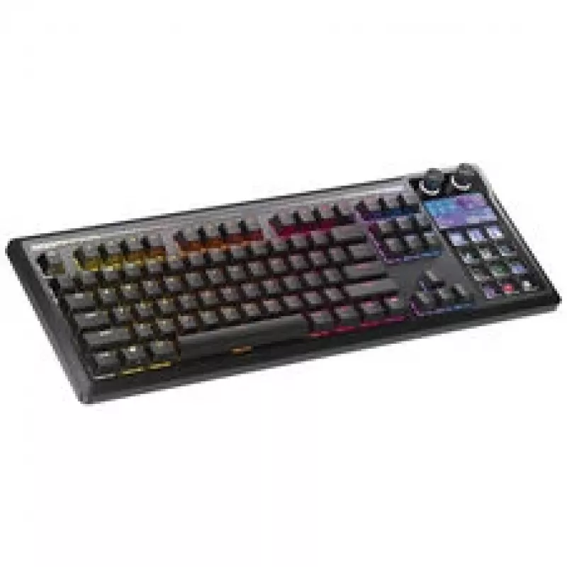 Teclado gaming Corsair Galleon 100 SD, tamaño completo, Stream Deck integrado, hot-swap, DE - Negro