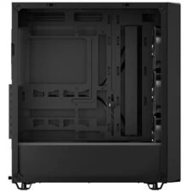 Caja para PC Corsair 3200D RS, torre Midi, ATX, cristal templado - negro