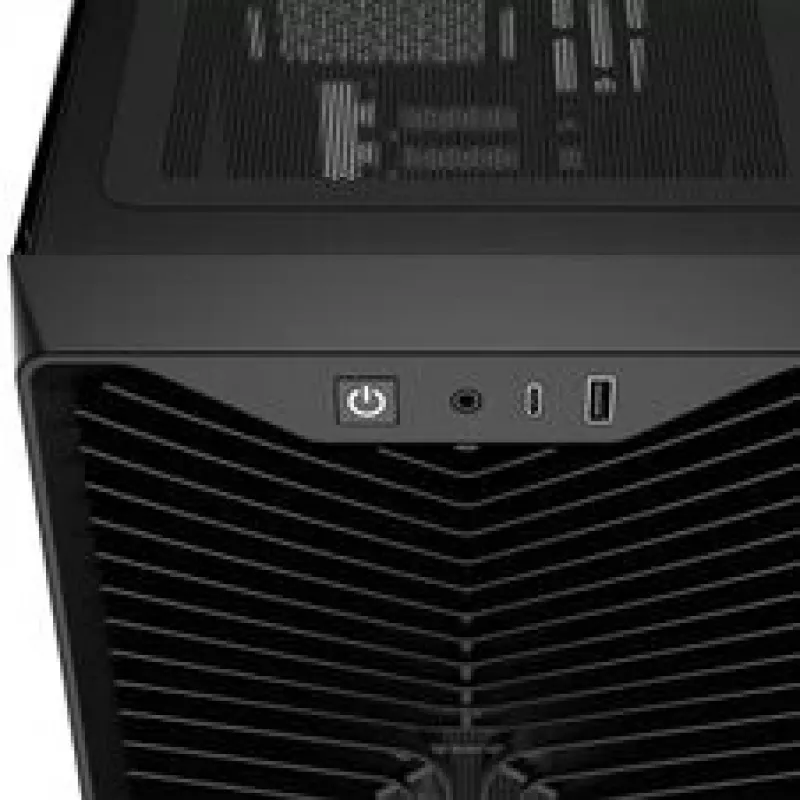 Caja para PC Corsair 3200D RS, torre Midi, ATX, cristal templado - negro