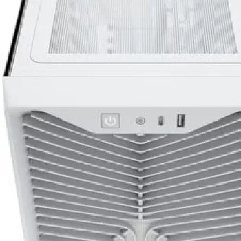 Caja para PC Corsair 3200D RS, torre Midi, ATX, cristal templado - blanco