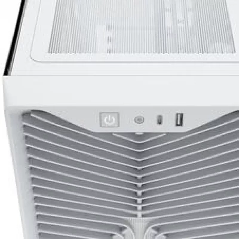 Caja para PC Corsair 3200D RS, torre Midi, ATX, cristal templado - blanco
