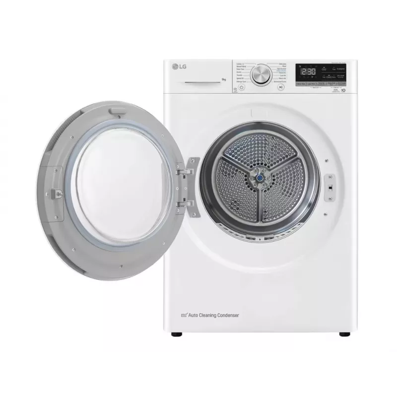 LG RH90V9AV4N, bomba de calor, 9 kg, profundidad 66 cm - secadora