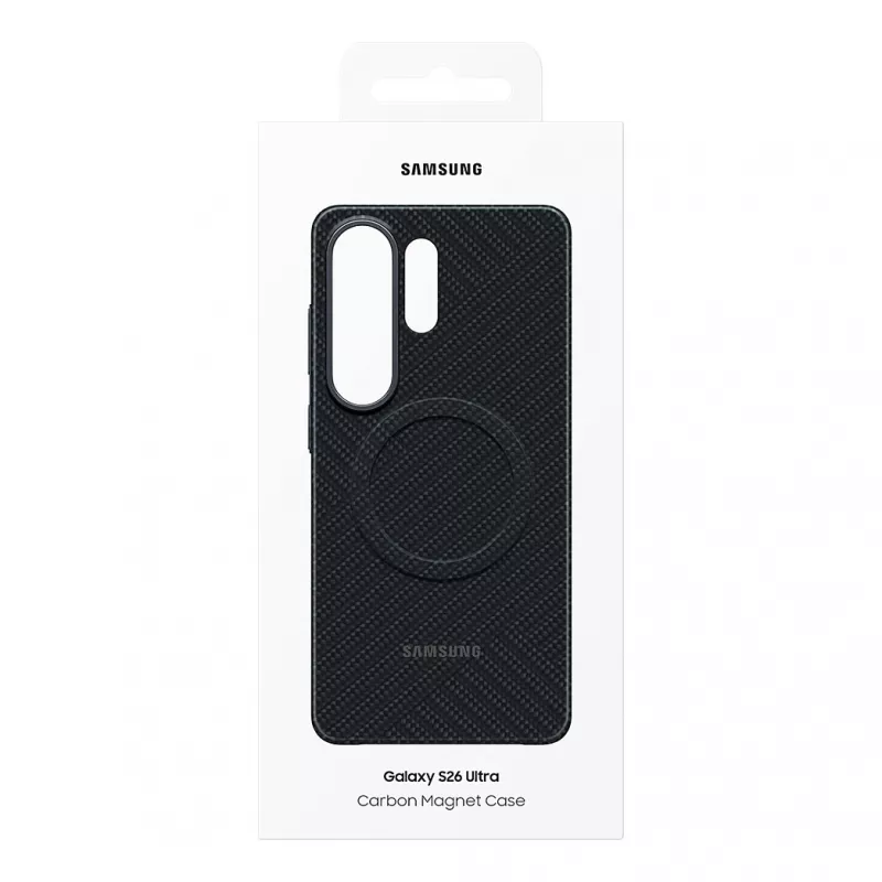 Funda SAMSUNG Carbon Magnet para Galaxy S26 Ultra Negro (EF-KS948SNEGWW)