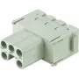 Conector industrial rectangular Han 5 Mod bu-ES 16A de Harting, modelo 09 14 005 2716