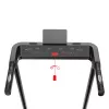 Cinta de correr eléctrica plegable Rebel RBA-1018 – cinta de correr compacta para casa, 12 km/h, 15 programas, peso máximo de usuario 120 kg, pantalla LCD
