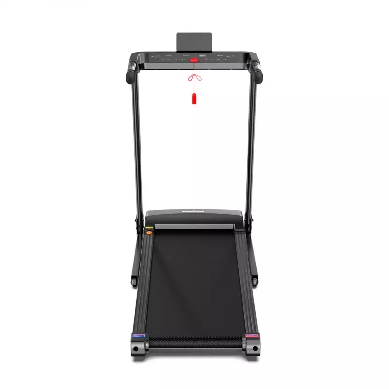Cinta de correr eléctrica plegable Rebel RBA-1018 – cinta de correr compacta para casa, 12 km/h, 15 programas, peso máximo de usuario 120 kg, pantalla LCD