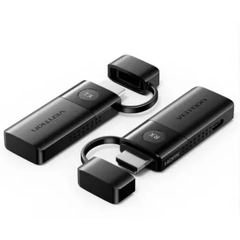 Transmisor/receptor de vídeo I/O HDMI negro ADKB0 Vention