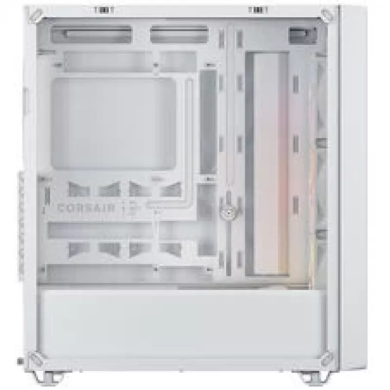 Caja de PC Corsair 3200D RS ARGB, torre Midi, ATX, cristal templado - blanco