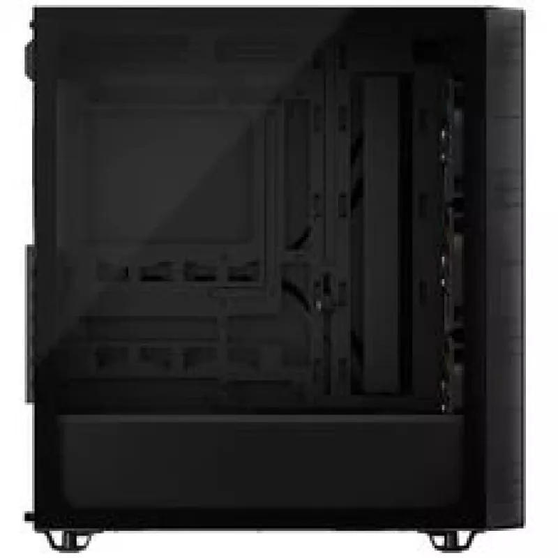 Caja de PC Corsair 3200D RS ARGB, torre Midi, ATX, cristal templado - gris
