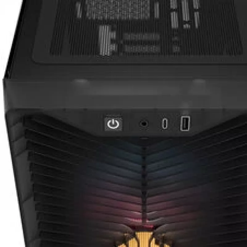 Caja de PC Corsair 3200D RS ARGB, torre Midi, ATX, cristal templado - gris