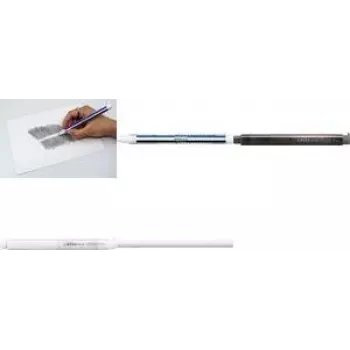 Goma de borrar de precisión Tombow MONO Stick, blanca en formato bolígrafo, borra con precisión - 1 unidad (EH-KM21)
