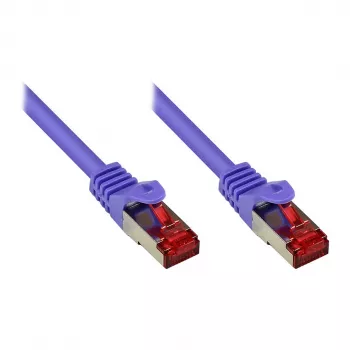 Cable de red Cat.6 S/FTP Good Connections violeta 1,5m