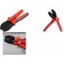 LogiLink tenaza de crimpar para conectores PV de cables de módulos solares fotovoltaicos, para crimpar conectores PV, especialmente para cables PV - 1 unidad (PHT0101)