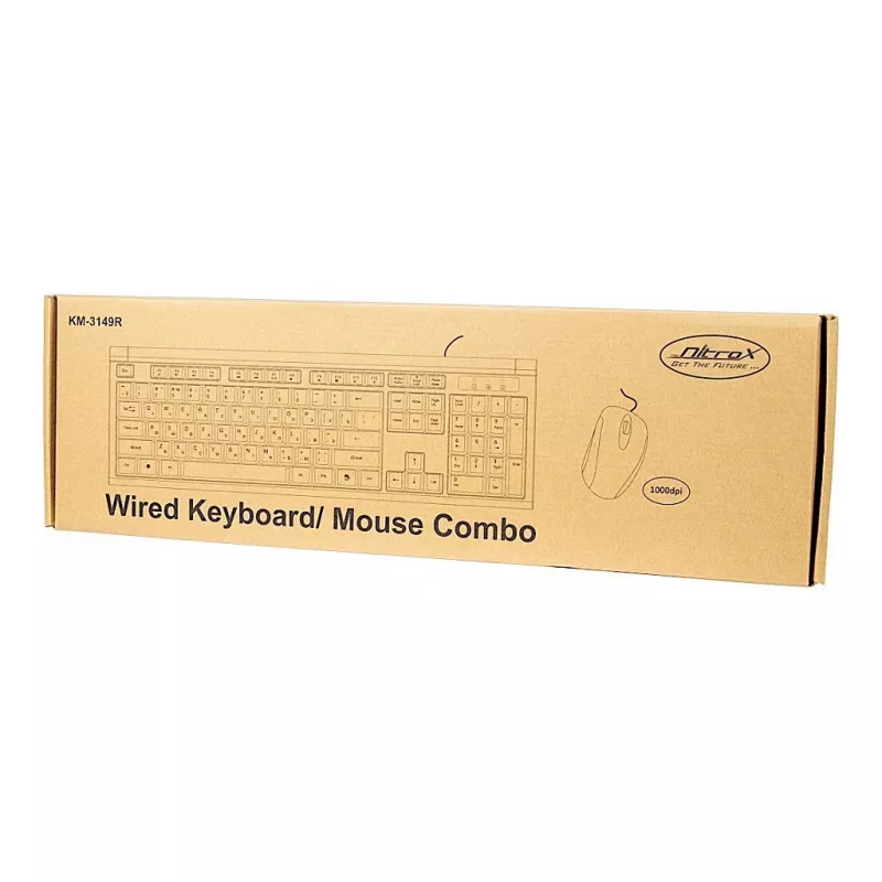 Teclado Inter-Tech KM-3149R ratón incluido Home USB QWERTY