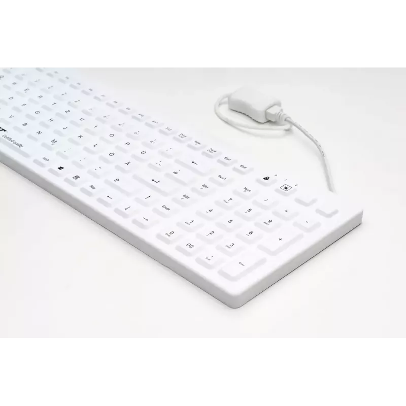 Teclado GETT CleanType Prime Pro+ Medical alemán blanco