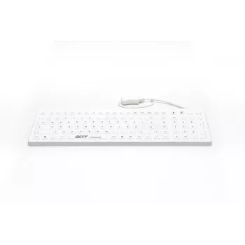 Teclado GETT CleanType Prime Pro+ Medical alemán blanco
