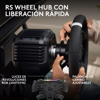Logitech G RS50 System - volante - con cable