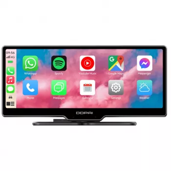 Cámara para coche 70mai DDPAI M5S con pantalla táctil de 8,9 pulgadas, cámara frontal 1440p, Bluetooth 5.0, Wi‑Fi 5 GHz