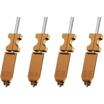 Set de montaje de boquillas Flashforge AD5X para impresora 3D — boquillas de 0,25–0,8 mm