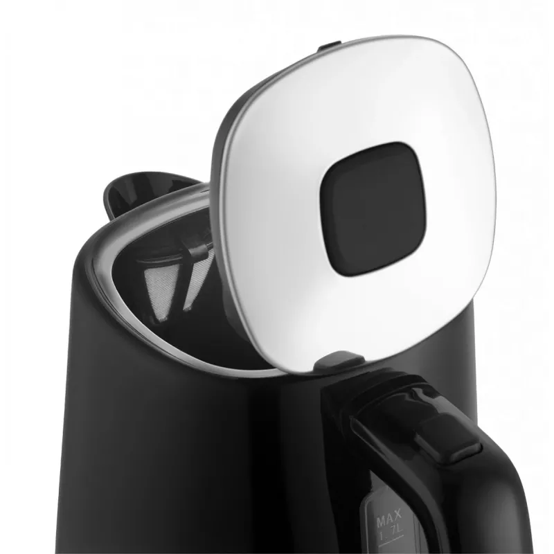 Hervidor de agua eléctrico de plástico RK2375 1,7 l negro