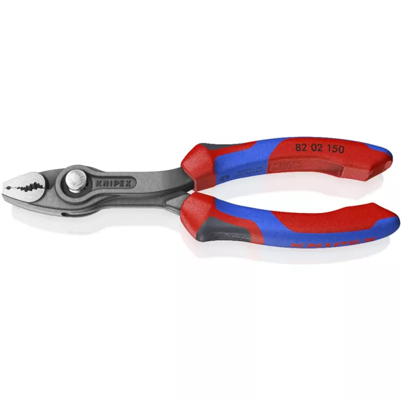 TwinGrip alicate de agarre frontal 82 02 150 (rojo/azul, longitud 150 mm)