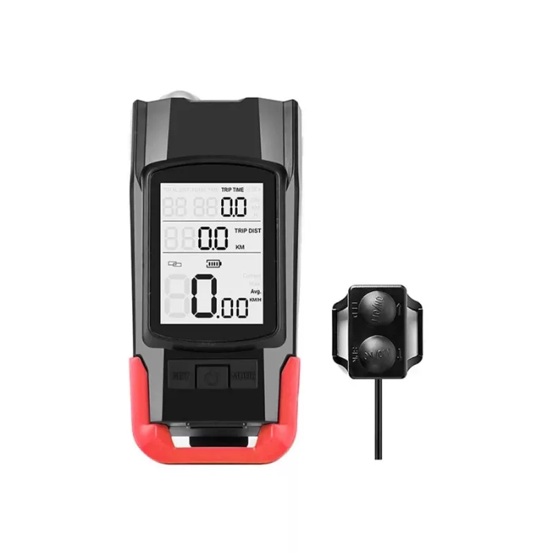 Extralink set de luz para bicicleta con cuentakilómetros + luz trasera