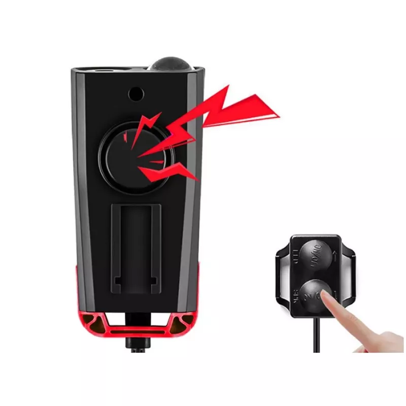 Extralink set de luz para bicicleta con cuentakilómetros + luz trasera