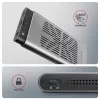 Caja externa AXAGON EEM2-20GD USB-C 20 Gbps para dos SSD M.2 NVMe con clonación por hardware