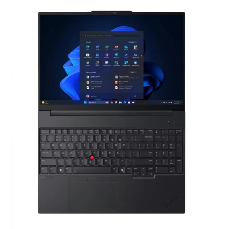 Lenovo ThinkPad E16 Gen 3 portátil, Intel Core Ultra 7 256V, 16GB RAM, 512GB SSD, 16 inch WUXGA, Windows 11 Pro, negro