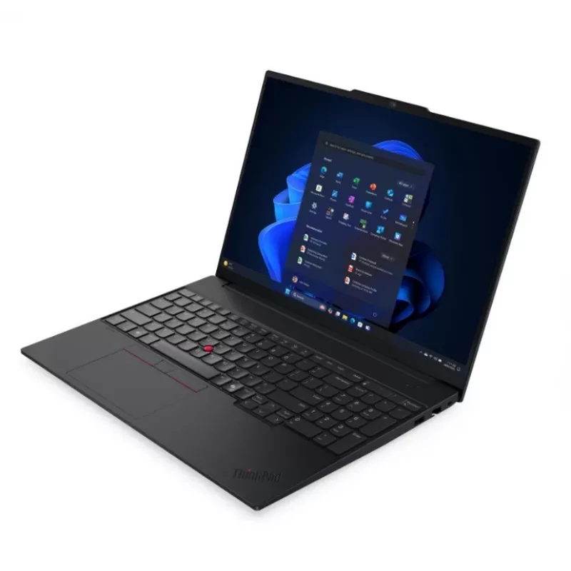 Lenovo ThinkPad E16 Gen 3 portátil, Intel Core Ultra 7 256V, 16GB RAM, 512GB SSD, 16 inch WUXGA, Windows 11 Pro, negro