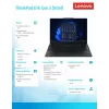 Lenovo ThinkPad E16 Gen 3 portátil, Intel Core Ultra 7 256V, 16GB RAM, 512GB SSD, 16 inch WUXGA, Windows 11 Pro, negro