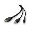 Cable KVM Belkin F1DN1CCBL — HDMI a USB A/B con audio, conectores USB para teclado/ratón, 3 m