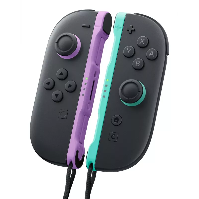 Nintendo Joy-Con 2 Par Violeta claro/Verde claro, Mando, Nintendo Switch 2, Botón Home, Analógico/Digital, Inalámbrico, Bluetooth