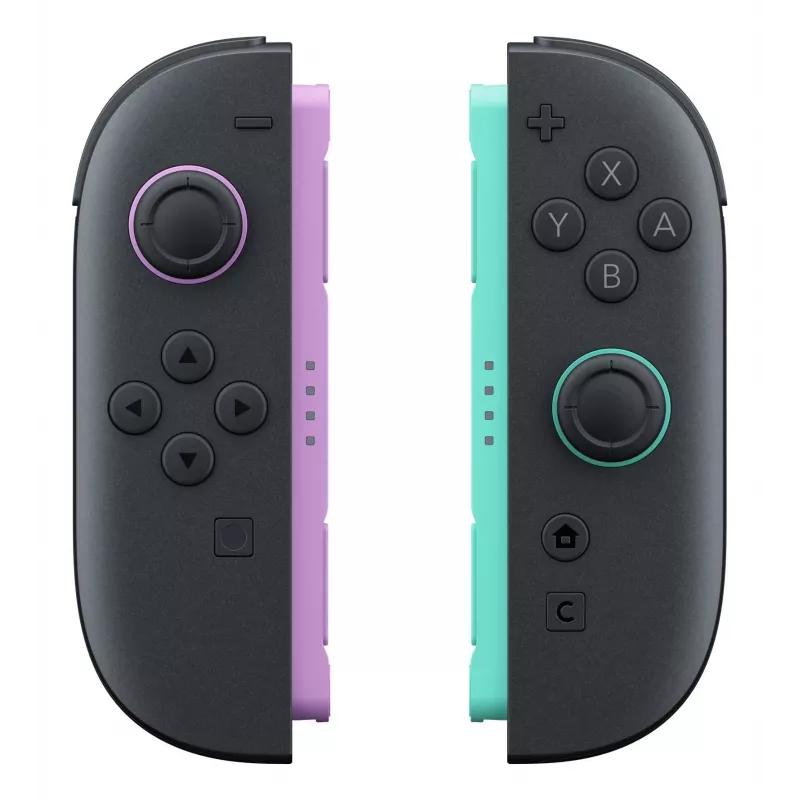 Nintendo Joy-Con 2 Par Violeta claro/Verde claro, Mando, Nintendo Switch 2, Botón Home, Analógico/Digital, Inalámbrico, Bluetooth