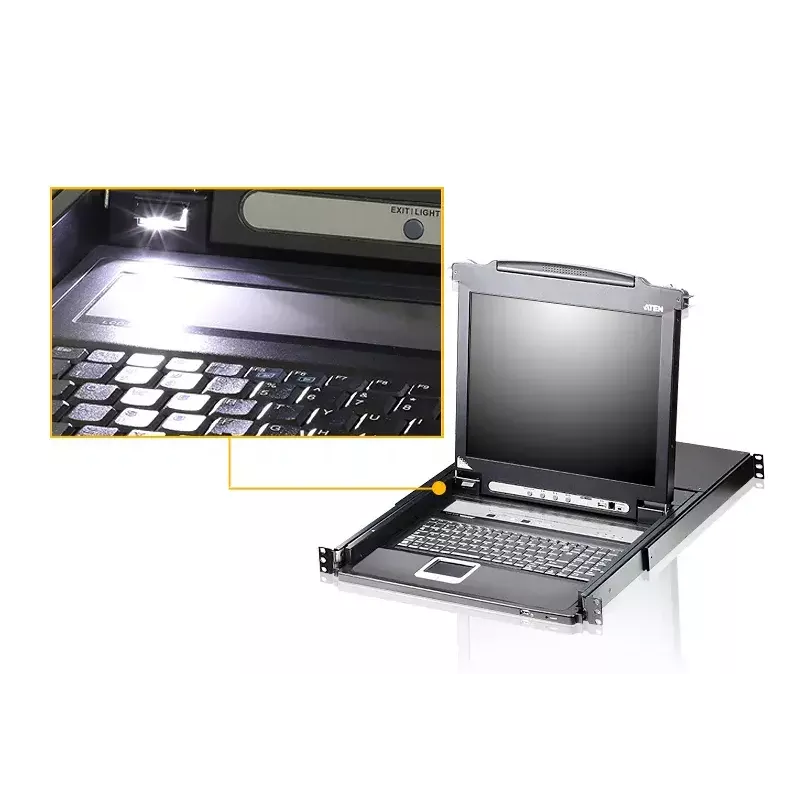 ATEN 8-Port 43,2 cm (17