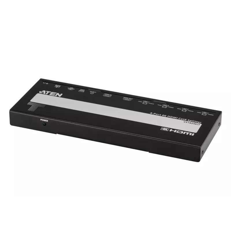 ATEN VS1824KIT Kit de splitter HDMI 4K Cat 6 de 4 puertos con 4 receptores