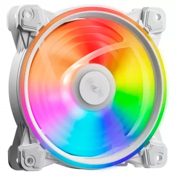 XPG HURRICANE 120 ARGB PWM White, ventilador, 12 cm, 600 RPM, 2000 RPM, blanco