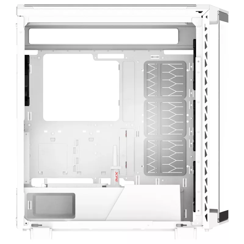 XPG BATTLECRUISER II ST Semitorre Blanca, Torre Midi, PC, Blanco, ATX, EATX, micro ATX, Mini-ITX, Acero inoxidable, Gaming