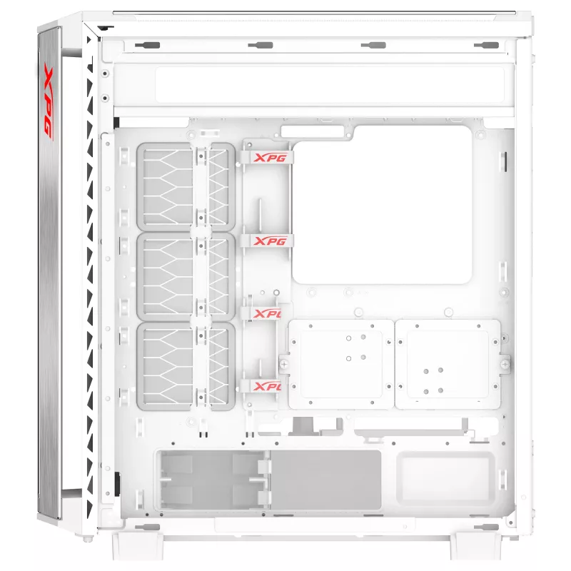 XPG BATTLECRUISER II ST Semitorre Blanca, Torre Midi, PC, Blanco, ATX, EATX, micro ATX, Mini-ITX, Acero inoxidable, Gaming