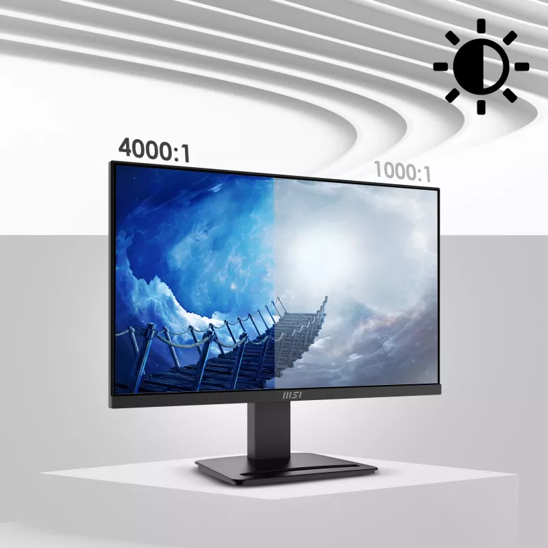MSI Pro MP2412 Monitor de ordenador 60,5 cm (23,8 pulgadas) 1920 x 1080 píxeles Full HD LCD Negro