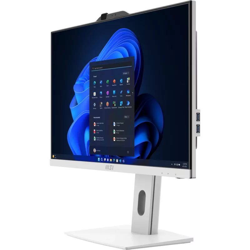 PC All-in-One MSI Pro AP242P 14M-691EU — 23,8 pulgadas FHD IPS, Intel Core i5-14400, 16GB DDR5, 512GB SSD, Windows 11 Pro, Wi‑Fi 6E, Blanco