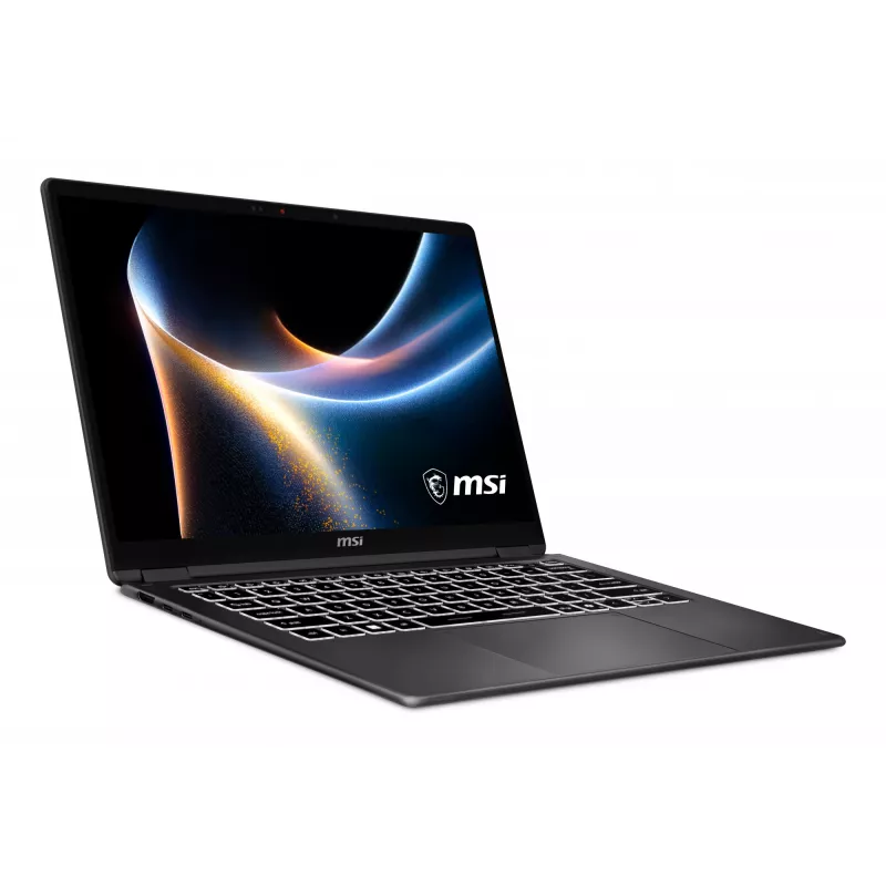Portátil híbrido 2 en 1 MSI Prestige 14 Flip AI+ D3MTG-055 — Intel Core Ultra 9 386H, 14 pulgadas Full HD+ táctil, 32 GB LPDDR5x, 2 TB SSD, Wi‑Fi 7, Windows 11 Home