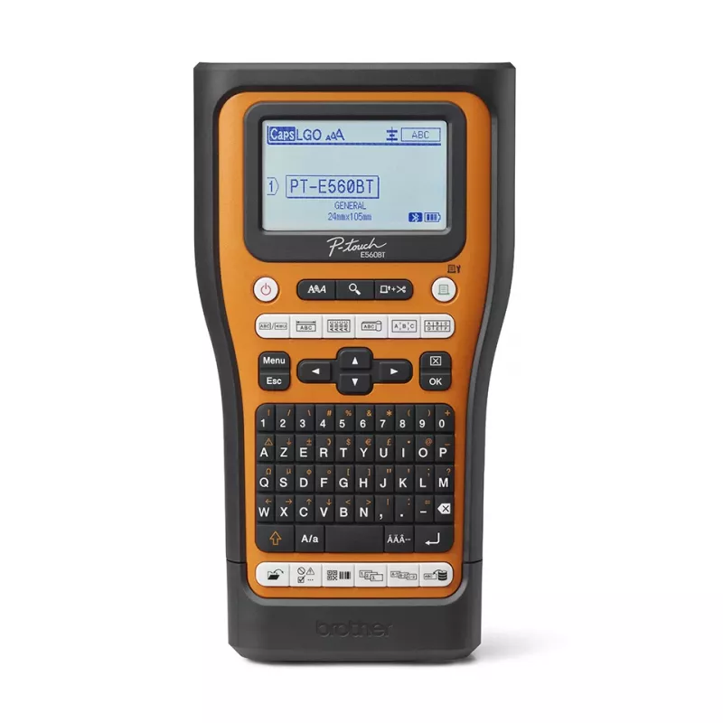 Brother PT-E560BTVP impresora de etiquetas impresión térmica 180 x 180 DPI 20 mm/s con cable e inalámbrica HSE/TZe Bluetooth QWERTY