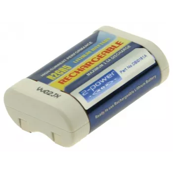 2-Power batería para cámara digital 6 V 500 mAh