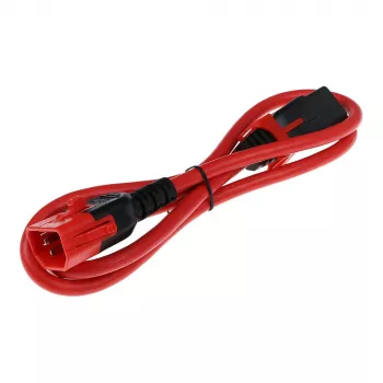 ACT cable de alimentación C13 IEC Lock+ - C14 IEC Lock bloqueo dual rojo 2 m, PC3615